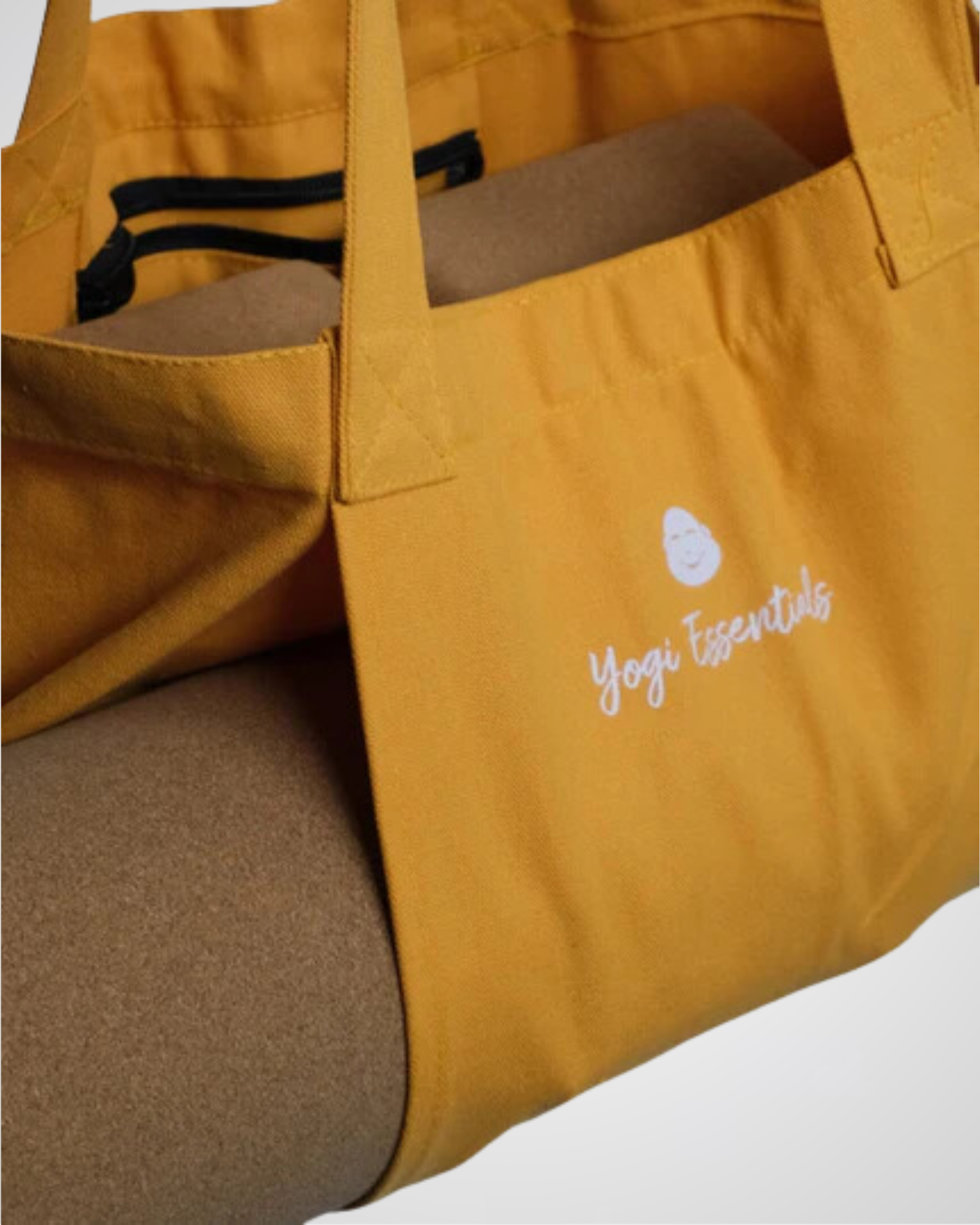 Yogi Essentials Yoga en pilates Canvas Yoga Tas - Oker Geel