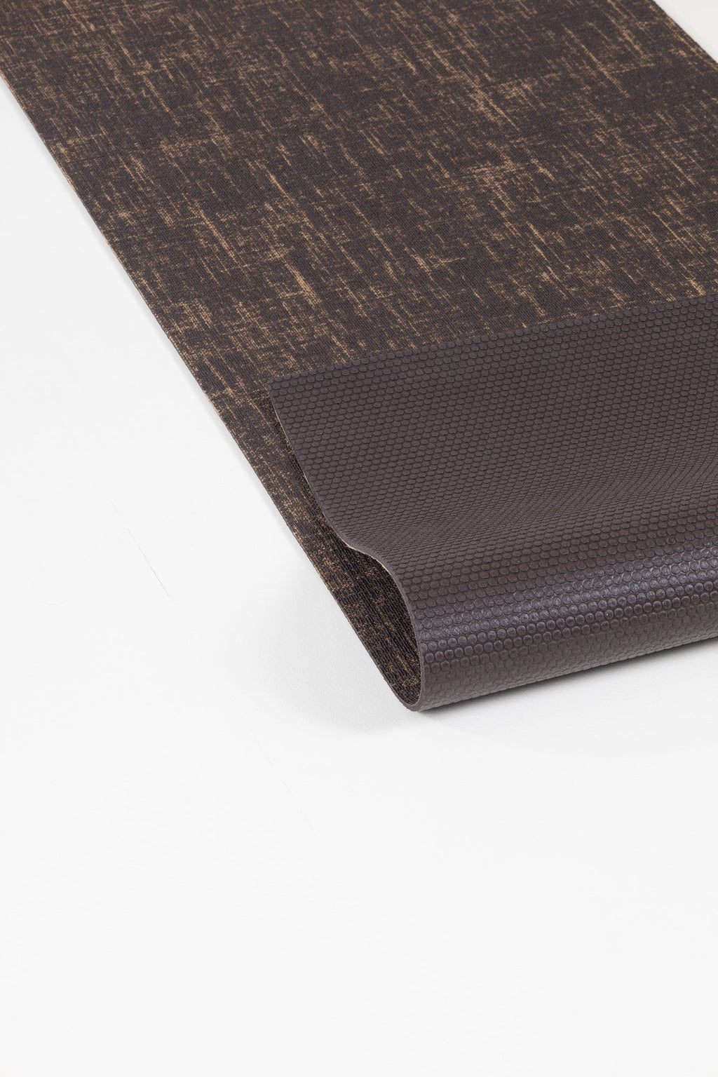 Yogi Essentials Yoga- en pilatesmatten Jute Eco Yogamat Logo - Bruin