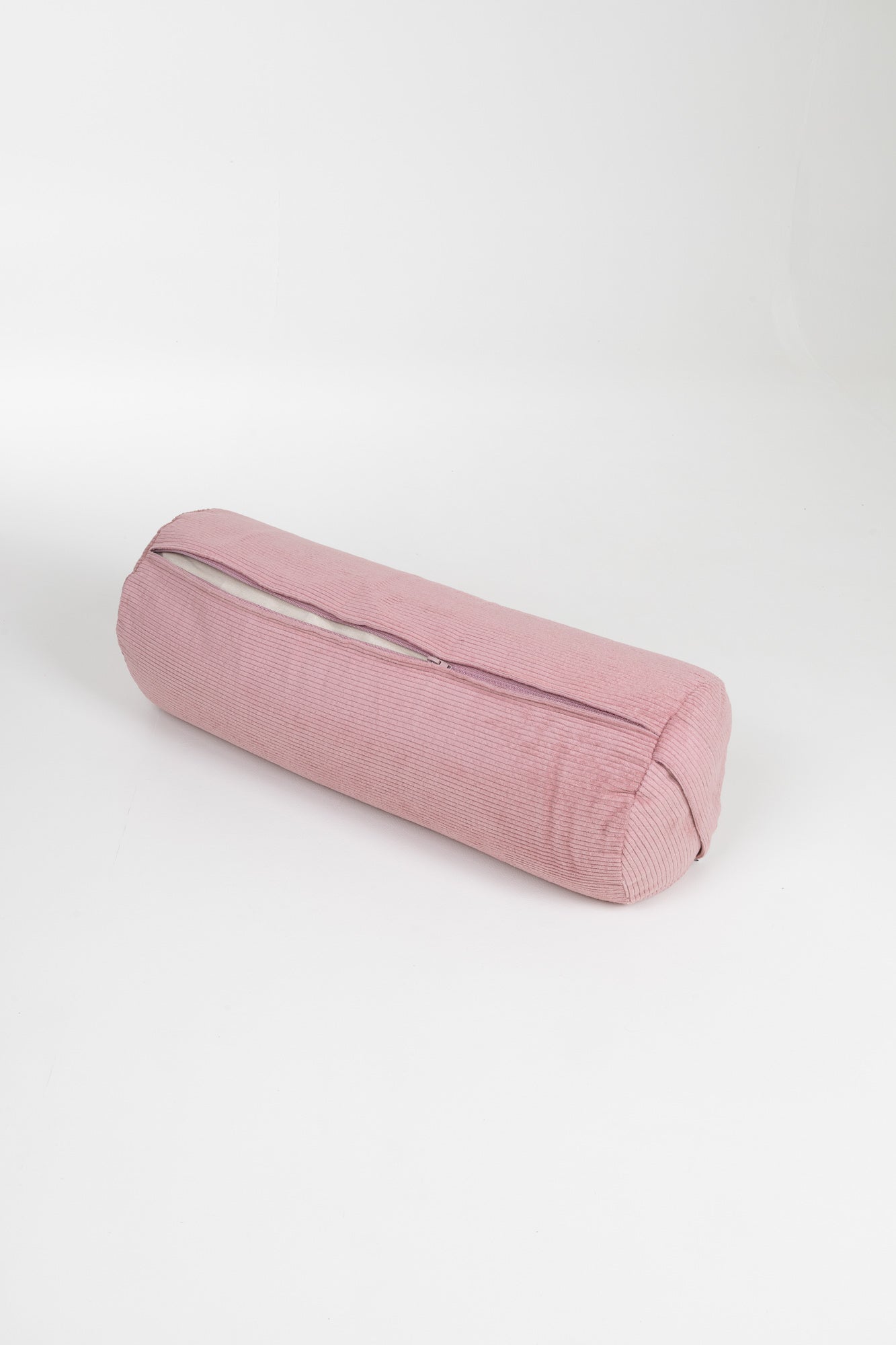 Yogi Essentials Katoenen Yoga Bolster - Roze Ribstof