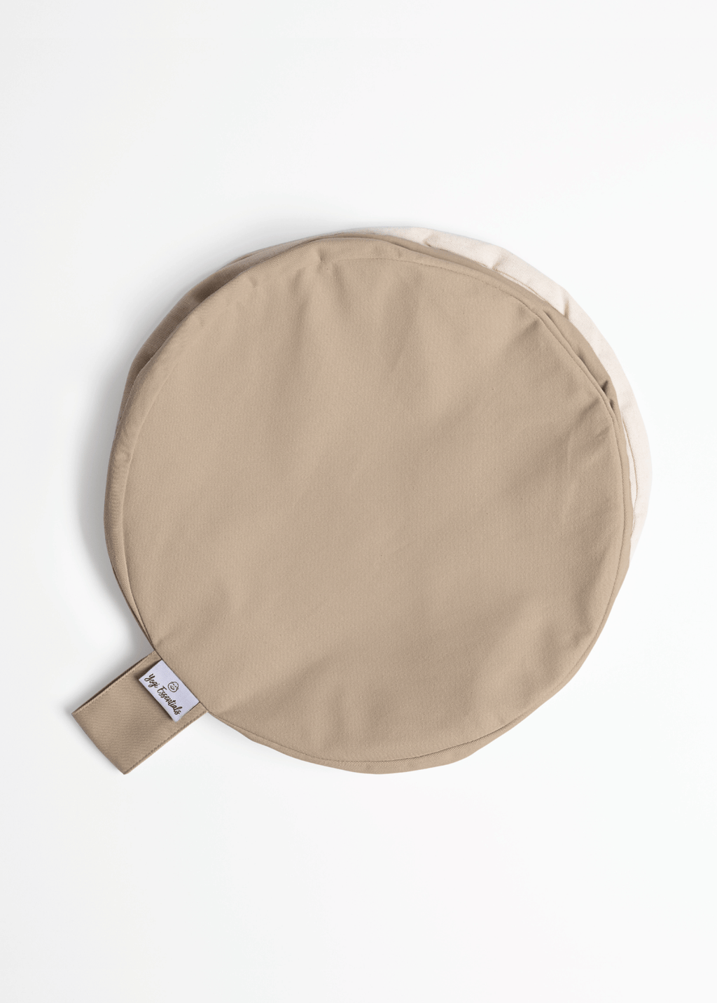 Yogi Essentials Yoga en pilates Losse Hoes - Katoenen Meditatiekussen - Clay
