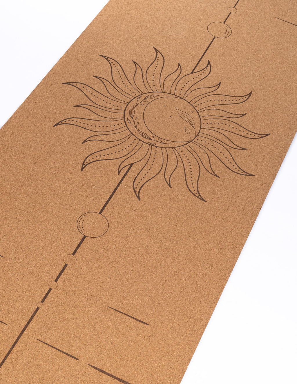 Yogi Essentials Yoga- en pilatesmatten NEW Kurk Yogamat Premium - Alignment