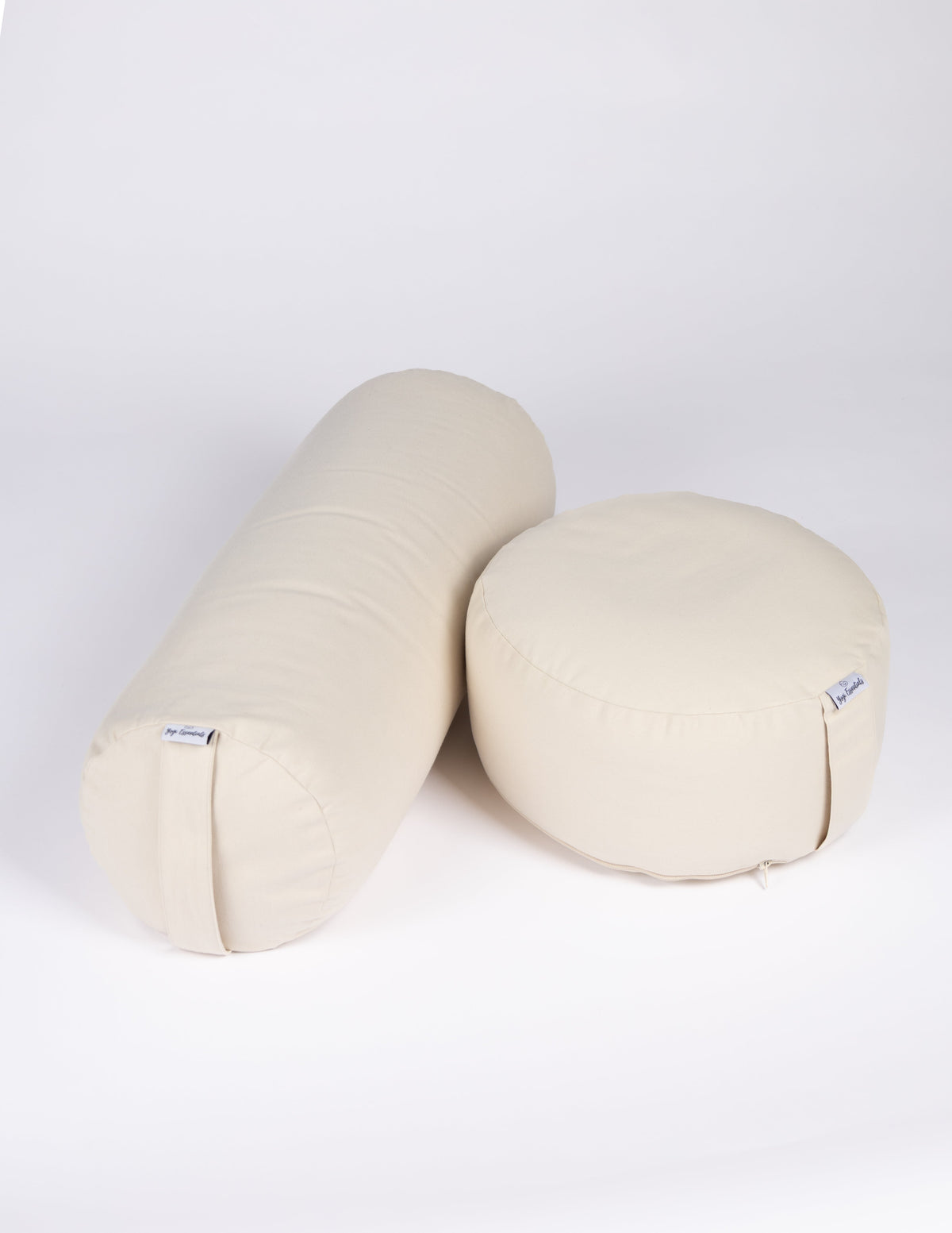 Yogi Essentials Yoga en pilates NEW Losse Hoes - Katoenen Meditatiekussen - Beige