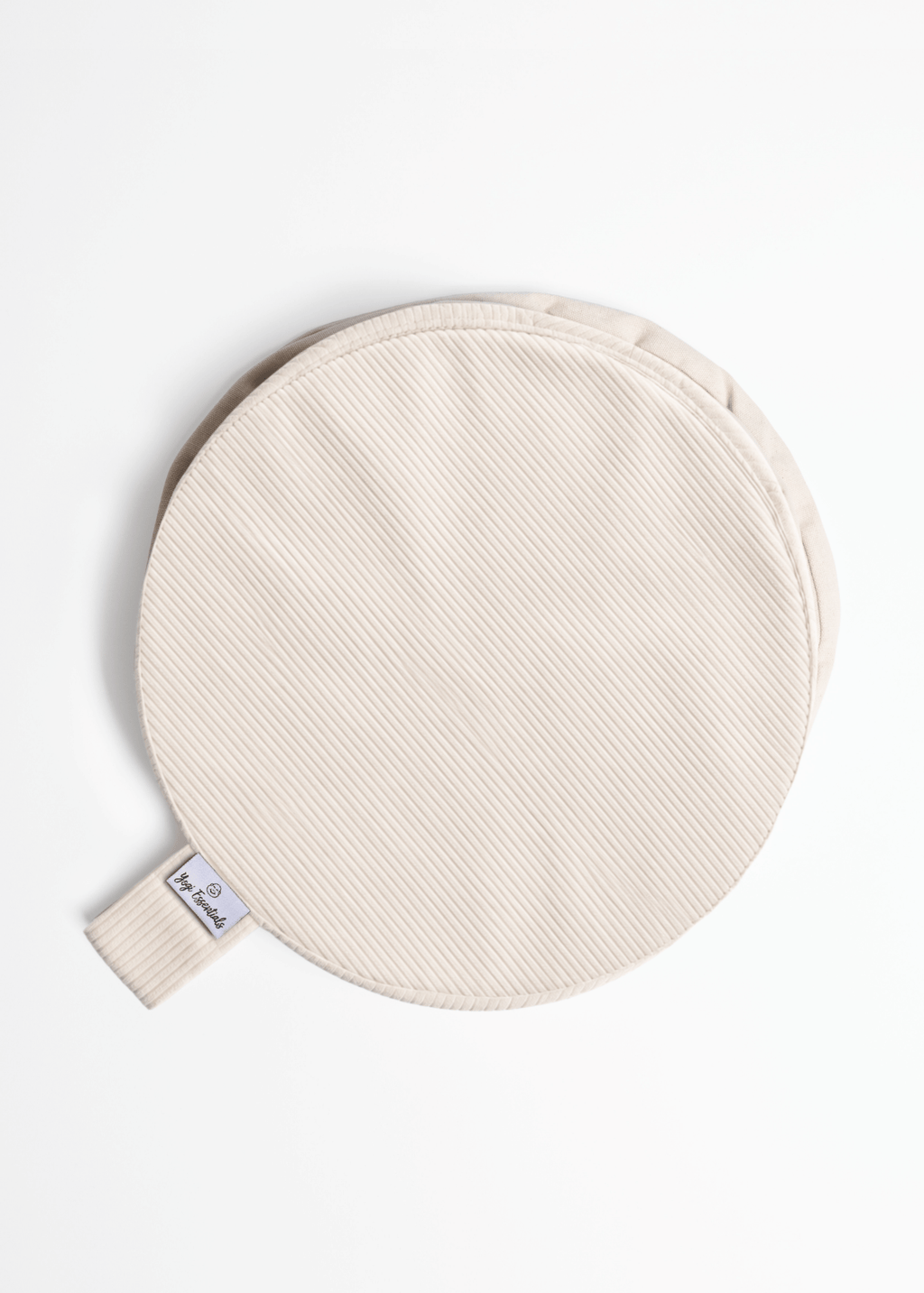 Yogi Essentials Yoga en pilates NEW Losse Hoes - Ribstoffen Meditatiekussen - Lotus