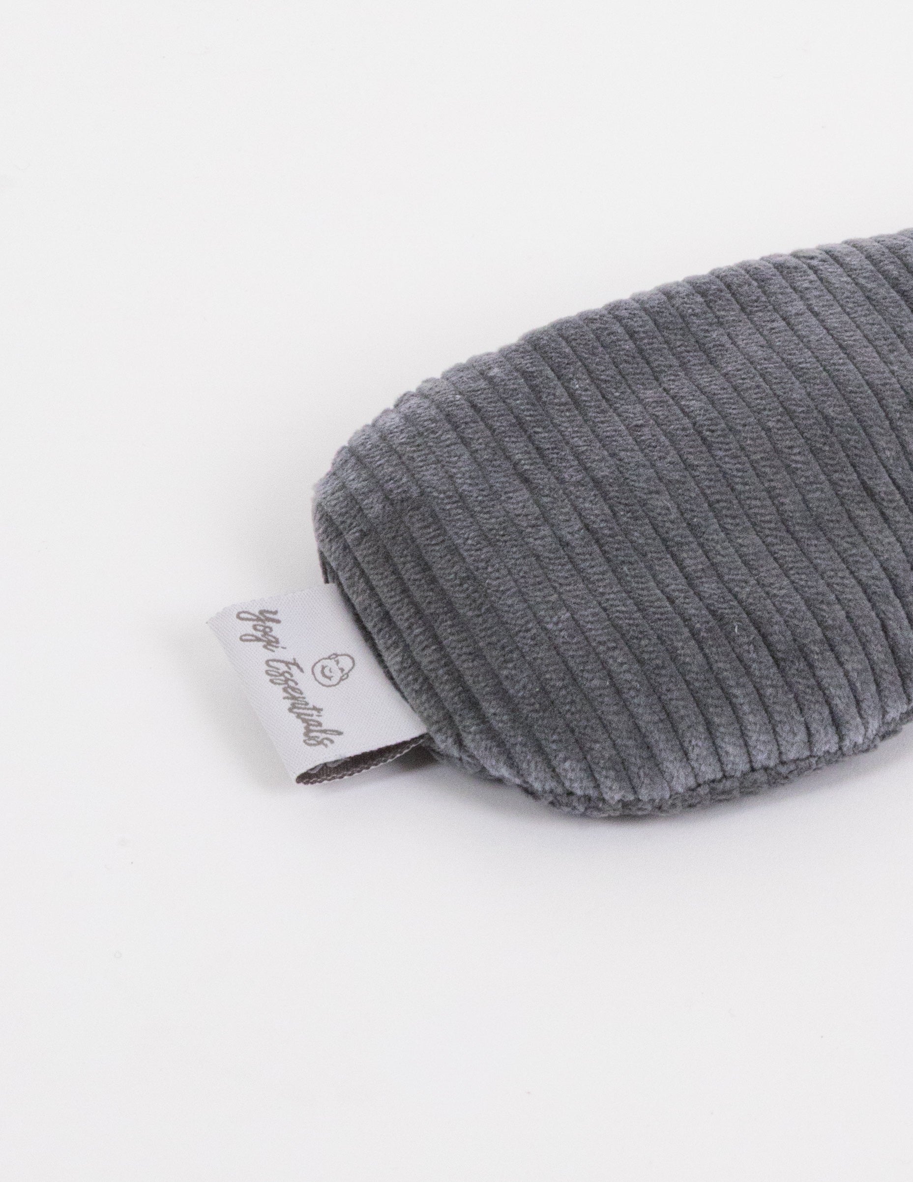 Yogi Essentials Yoga en pilates NEW Ribstoffen Oogkussen - Smoke