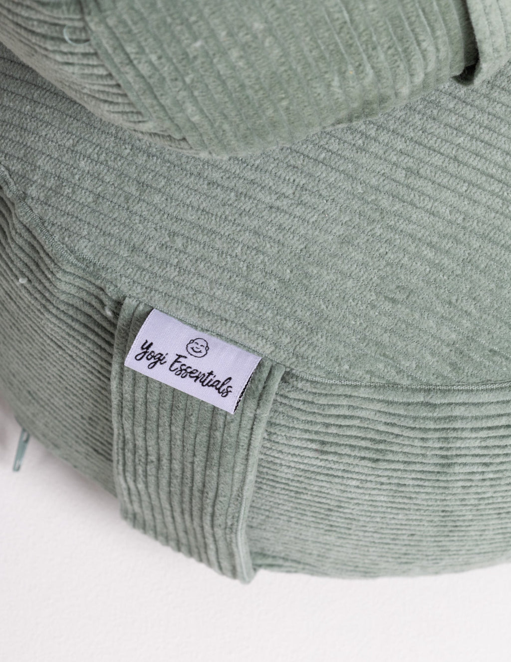 Yogi Essentials Yoga en pilates Ribstoffen Meditatiekussen - Eucalyptus