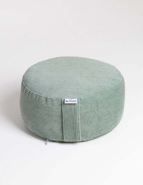 Yogi Essentials Yoga en pilates Ribstoffen Meditatiekussen - Eucalyptus